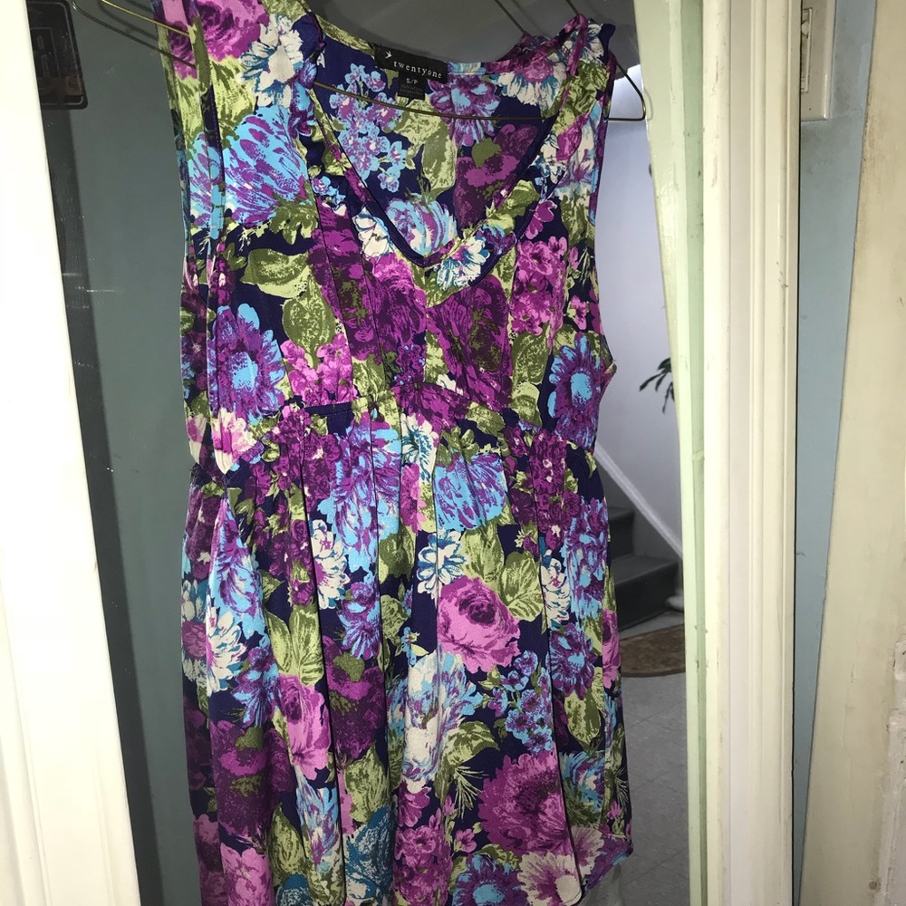 Multi colored floral top from forever 21